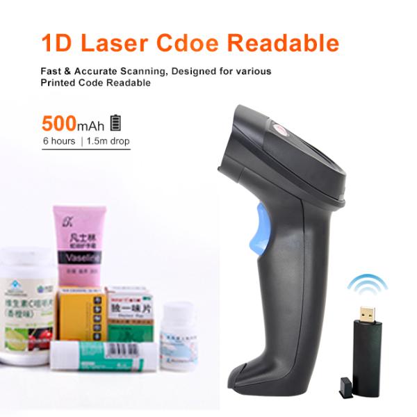 OEM ODM ISBN ISSN Code 39 Wireless Barcode Scanner With USB Receiver