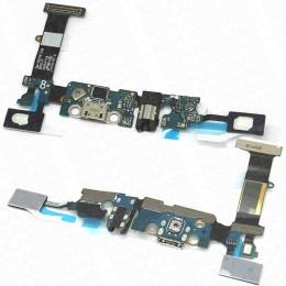 Black / White Phone Flex Cable For Sumsung , Metal  Mobile Parts