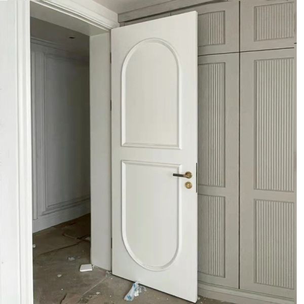 Custom Visible Hinge Modern Wooden Doors for Home Hotel