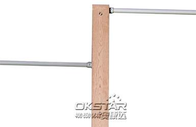 outdoor exercise equipments WPC materials based outdoor exercise machine chin up bar