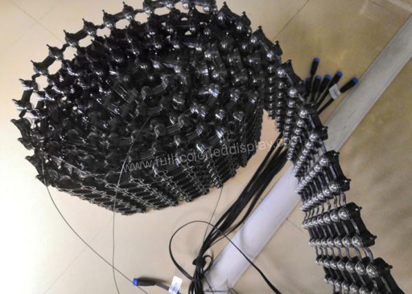 Flexible Mesh Transparent LED Video Wall P37.5 1920Hz Two Years Warranty