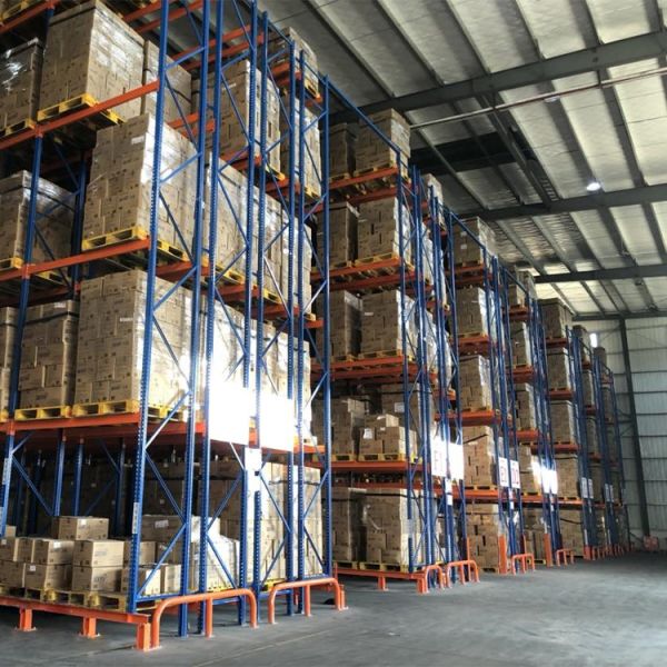 Heavy Duty Adjustable Pallet Racking System with Q235B Steel Structure and Customizable Warehouse Storage Solution