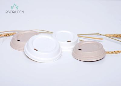 Hot Coffee Disposable Lids Biodegradable Bagasse Paper