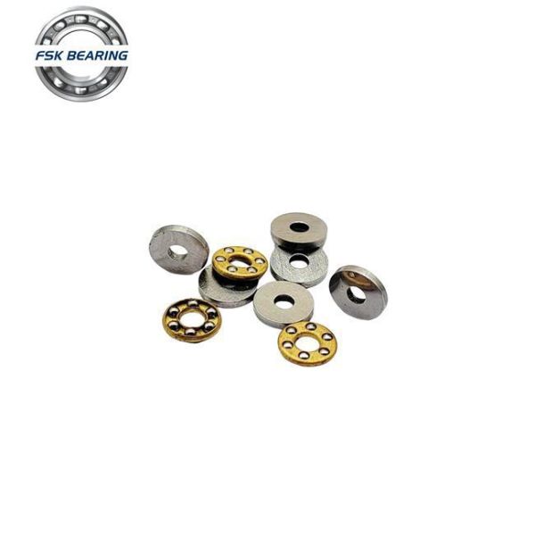 F2-6M 2x6x3mm Thrust Bearing Deep Groove Ball Bearing Stainless Steel Miniature Axial Deep Groove Ball Bearing Steel Miniature Axial