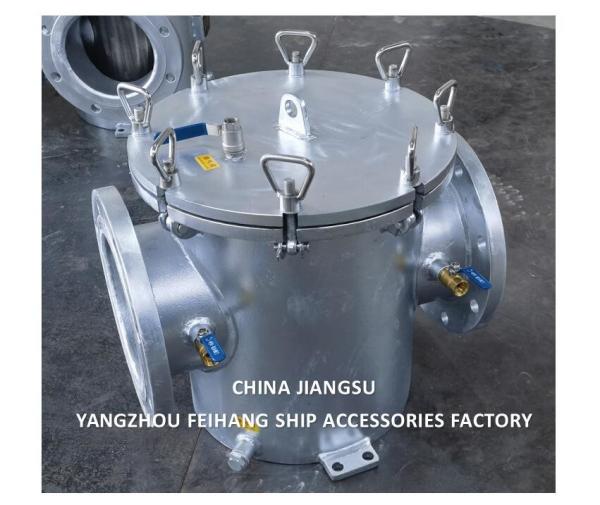 Main Engine Sea Water Strainer Szie-8-Dn200 Carbon Steel Body Stainless Steel Filter