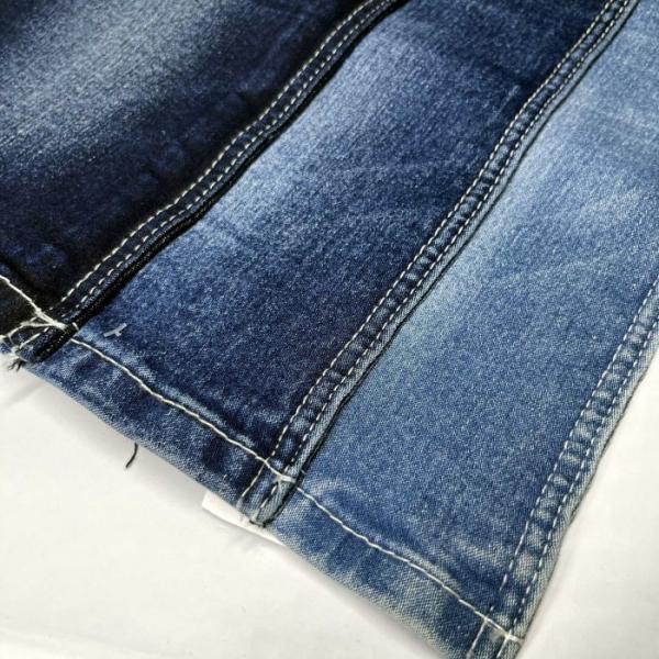 TR Blue Twill Denim Fabric 10.6 Oz Super Soft Yarn