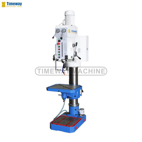 50mm Geared Head Pedestal Drillers Spindle Feed Range 0.1-0.4 r/min 12 Speed Steps