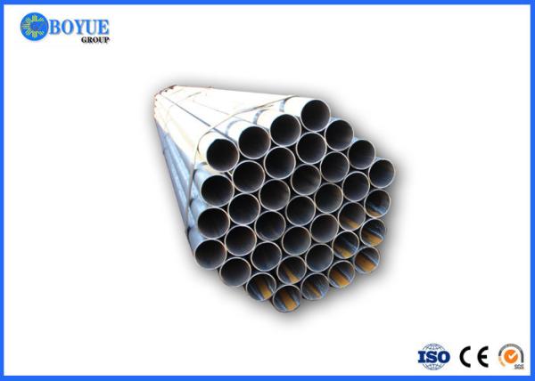 High / Low Pressure Galvanized Metal Tubing Round Welding High Strength