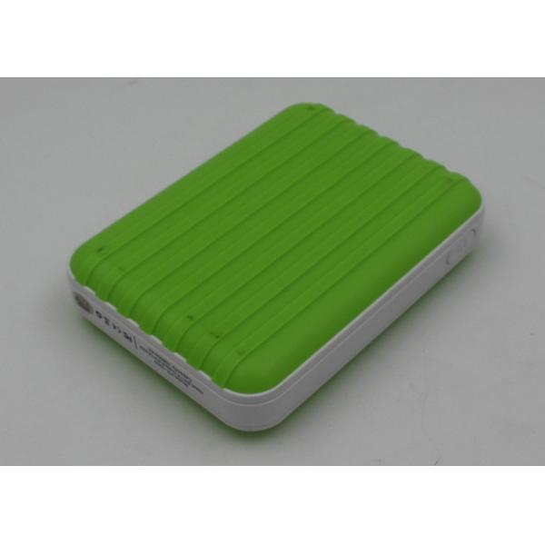 High Capacity Dual USB Power Bank 10800 mAh With LED Light Luggage Shaped