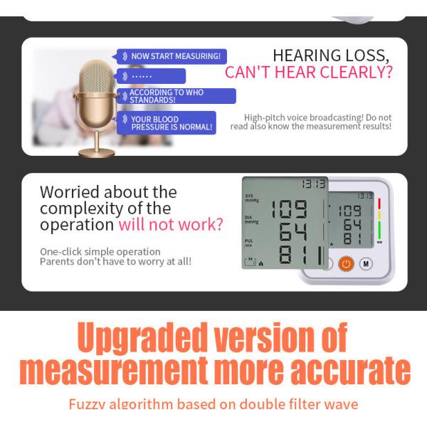 Тип прибор руки кровяного давления OEM электронный домашний умный