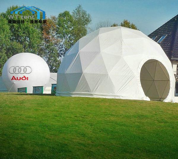 Rainproof Big Dome Tent For Camping Service Life 8 - 10 Years