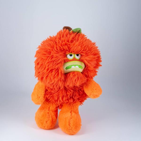 Multi Colored Fruit Monster Plush Toy With Sausage Mouth Customizable Shape