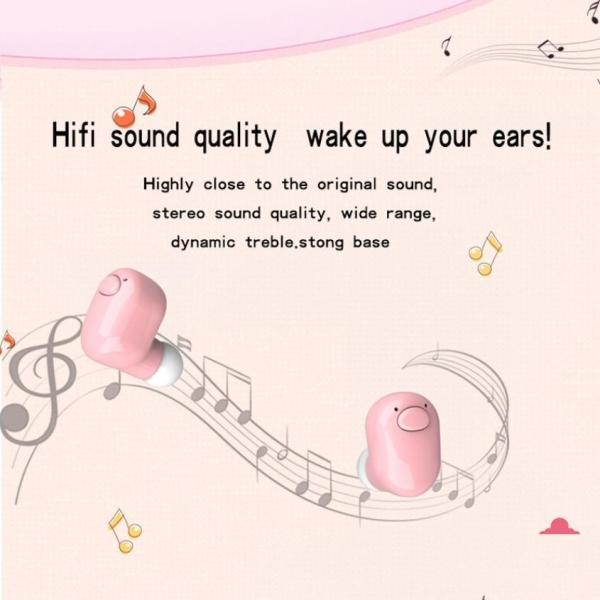 Наушников наушников Tws наушника Bluetooth 5,0 слуховой аппарат шлемофона наушников спорта Earbuds беспроводных бесшнуровых хэндс-фри с Mic