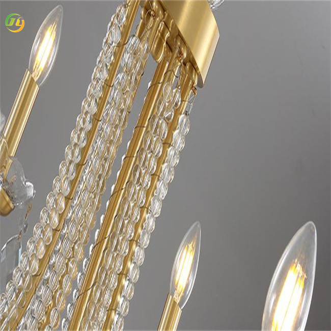 JYLIGHTING изысканное высококлассное искусство блестящий свет роскошь современный дизайн люстры и подвесные огни стеклянный подвесный свет в