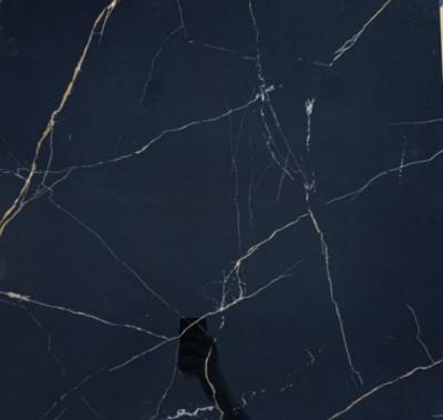 Residential Dark Blue Porcelain Tile , Square Polished Ceramic Tiles 800x800mm