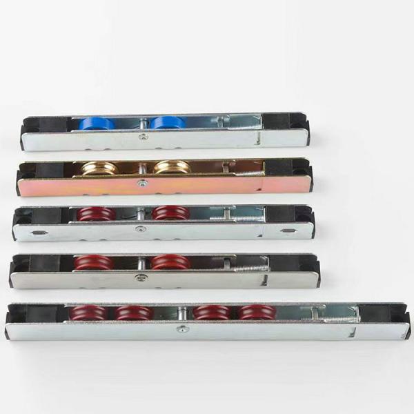Stainless Steel Sliding Door Bearing UPVC Adjustable Double Door Roller 103g Weight