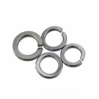 Laveuse à ressorts en acier au carbone et en aluminium enduite de zinc, galvanisée à chaud, hélicoïdale à serrure divisée
