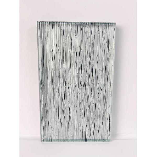 Ripple Clear Textured Glass Panels Household Architectural Textured Glass
