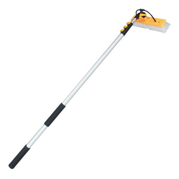 Легкий расширяемый солнечный панель чистка щеткой для мытья крыши 12м