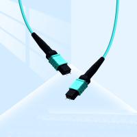Corde de correction optique optique professionnelle de fibre du mâle MPO de Patchcord OM3 de fibre de noyaux de l'usine 12