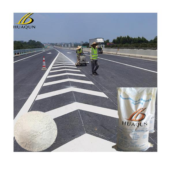 Peinture thermoplastique de marquage routier C5 résine Blanc Jaune 25 kg