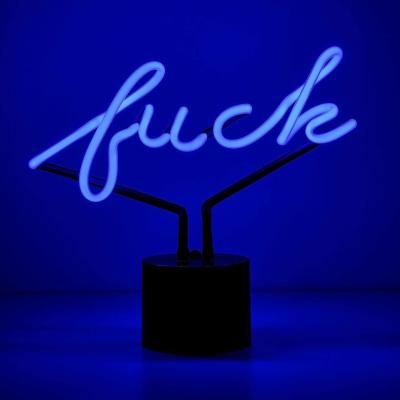 la main d'intérieur de lampe au néon de bureau de 29x24cm a ouvré le verre