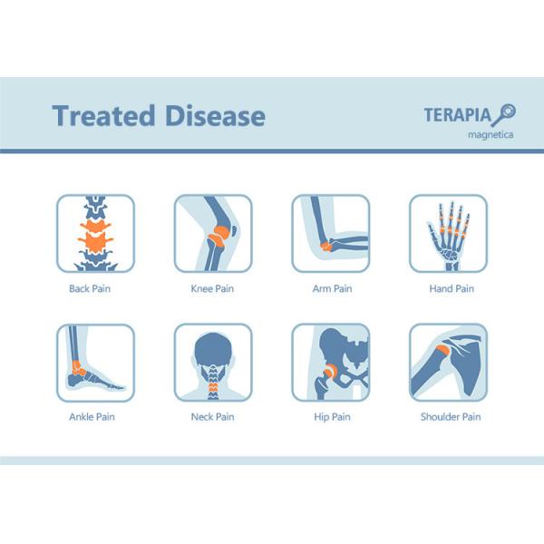 La machine de thérapie par transduction électromagnétique réduit les douleurs articulaires de l' épaule / de la hanche / du genou / de la cheville