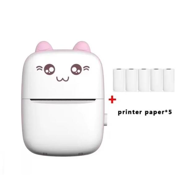 C9 Bluetooth Mini Thermal Printer Portable HD Wireless Printing Self-adhesive Paper for Label/Picture/Photos/Receipts/Notes/List