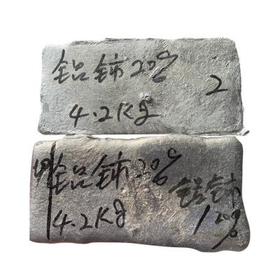 Manufacturer Aluminum Cerium Master Alloy Ingot AlCe20% Lump Customized