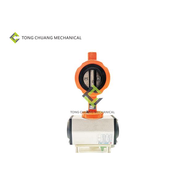 Clamp Pneumatic Butterfly Valve Air Operated GDT7-65 Soft Sealing Type