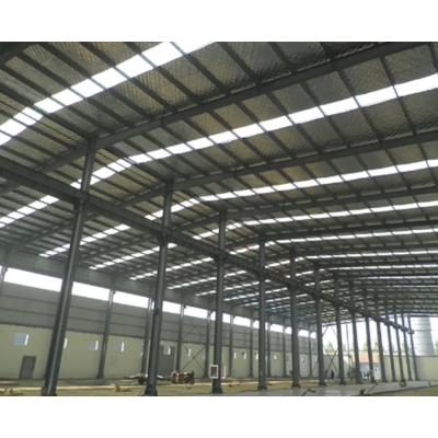 Welded Steel Structure Warehouse H Section Prefab metal buildings workshop High Strength