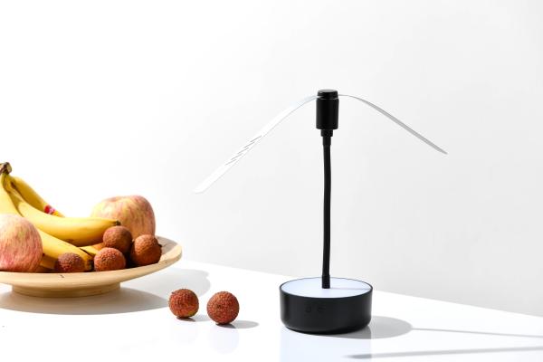 F18 ABS Fly Repellent Fan With Night Light in11x11x27.5cm 199g