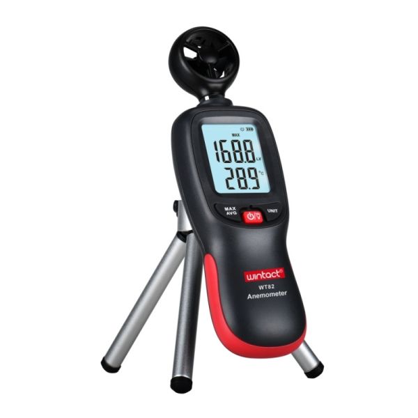 WT82/WT82B Digital Anemometer with Bluetooth LCD Backlight Display 0-30m/s Range