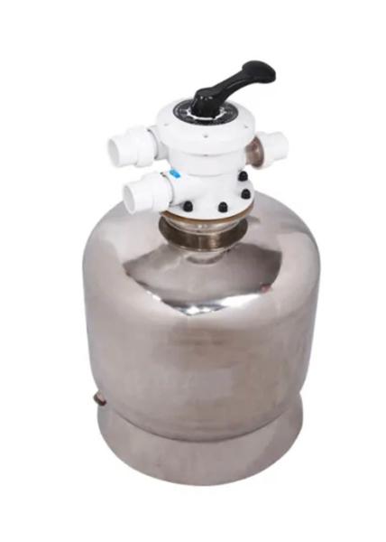 Swimming Pool Sand Filter Tank 1.5 / 2.0 Inch Port Size Top Mount Heavy Weight