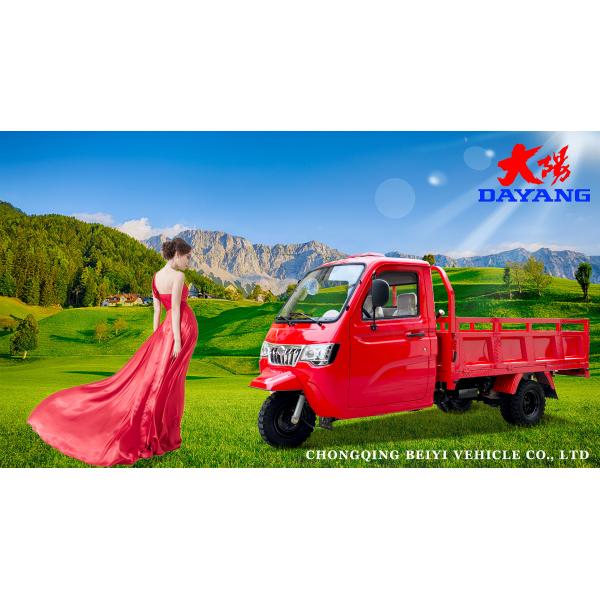 Motorized 2021 Type 250cc Water Cooling Closed Container Tricycle for Cargo 2000mm*1350mm
