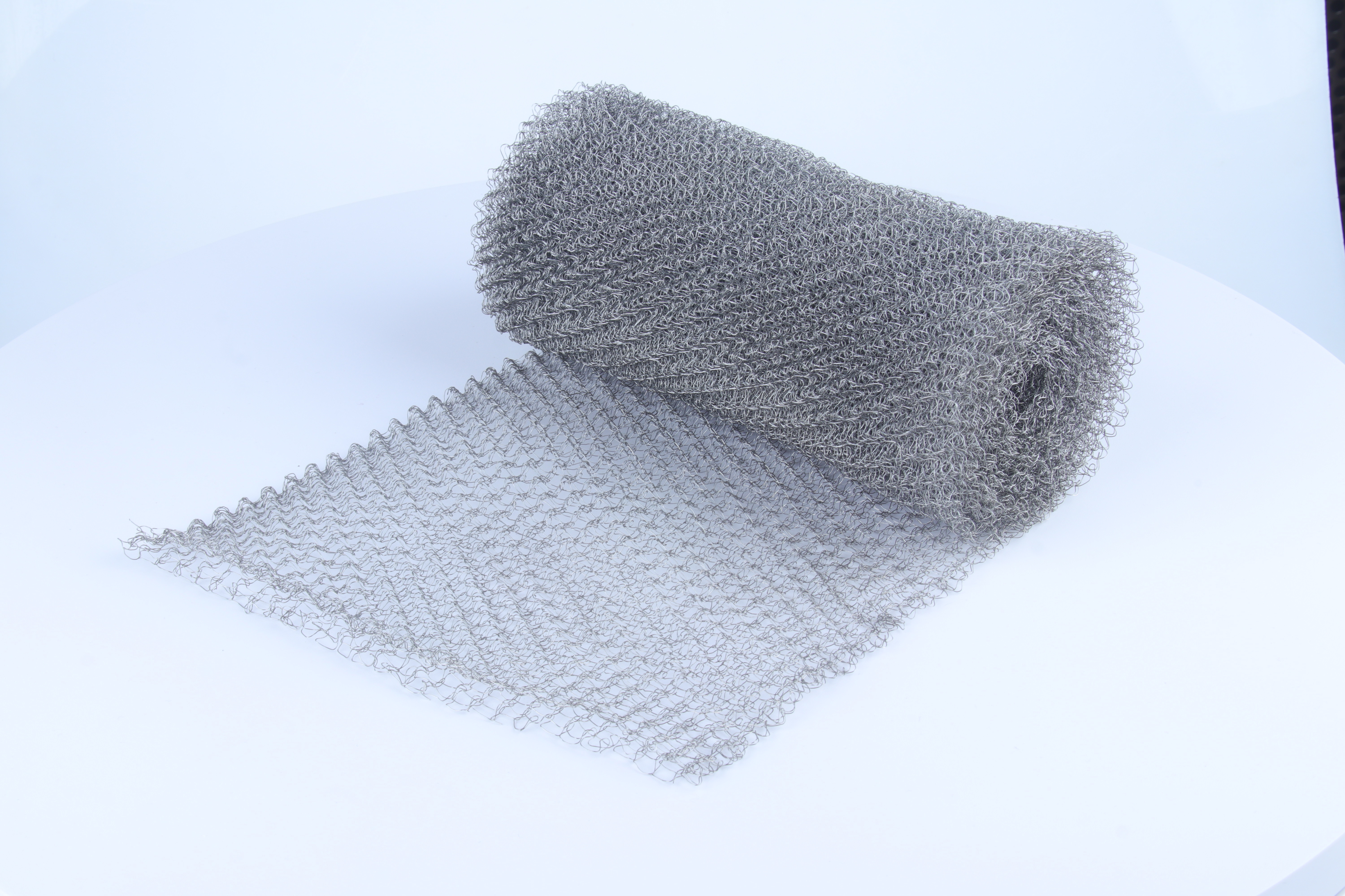High Dirt Holding Capacity Knitted Wire Mesh No Loose Wires