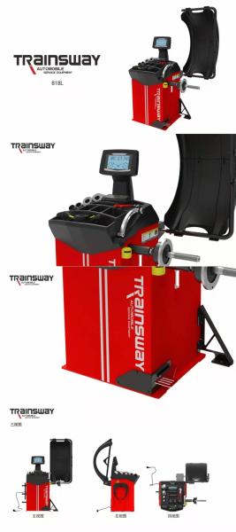 Luxury Tire Balancing Wheel Balancer ZH818 with Working Noise 70db A from Trainsway