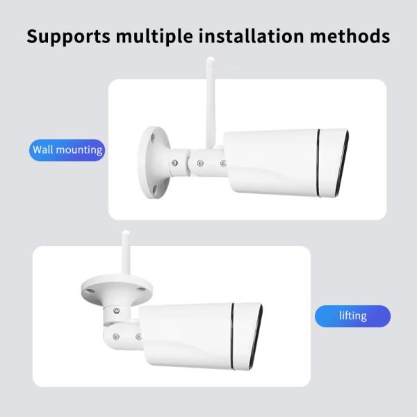 Outdoor Cctv Camera Wifi Tuya Smart Dual Light Outdoor Tuya Smart Camera CCTV Security  Wifi IP Camera