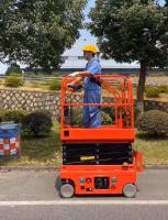 6m autopropulsés 250kg Mini Scissor Lift Working Platform