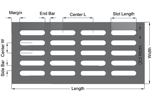 Fencing / Gate Aluminium Perforated Metal Sheet / Coil With 45 60 90 Degree Punching Hole
