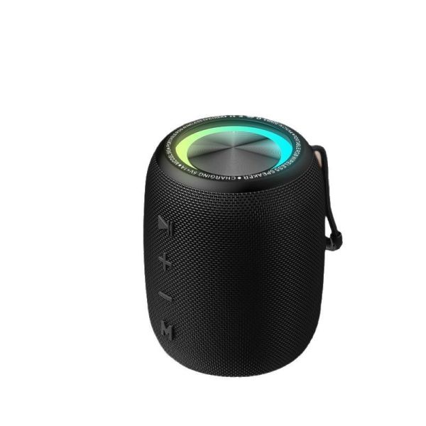 Portable Outdoor 10W TWS Stereo Bass Mini Subwoofer Speaker RGB Light IPX-6 Waterproof