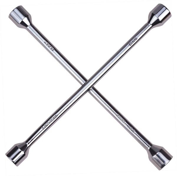 Carbon Steel TUV Cross Wheel Spanner Lug Hex Nut Heat Treatment 18x635 16x500