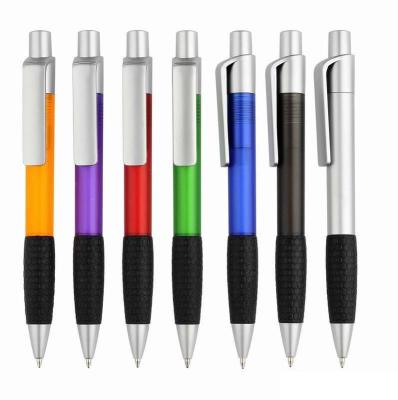 advertising colored ball pen, with wide clip and body for printing,hiqh quality