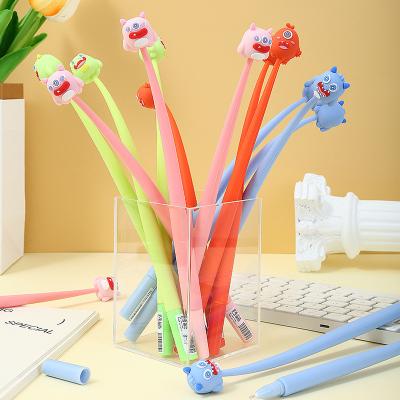 5 Pcs Cute Cartoon Gel Ink Pens, Shake Gel Pens For Kids And Girl,Kawaii Writing Pens Set For School Party Office Home,Student Gifts(0.5mm,Star Style,Blacak)