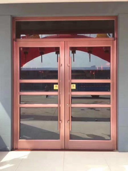 96x80 UPVC Double French Doors For Commercial