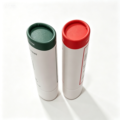 Recyclable And Sustainable Paper Tube Box Ellipse For Various Packaging