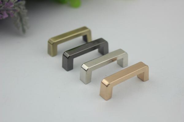Metal fitting bag hardware 25 mm inner size gunmetal color zinc alloy arch bridge for straps