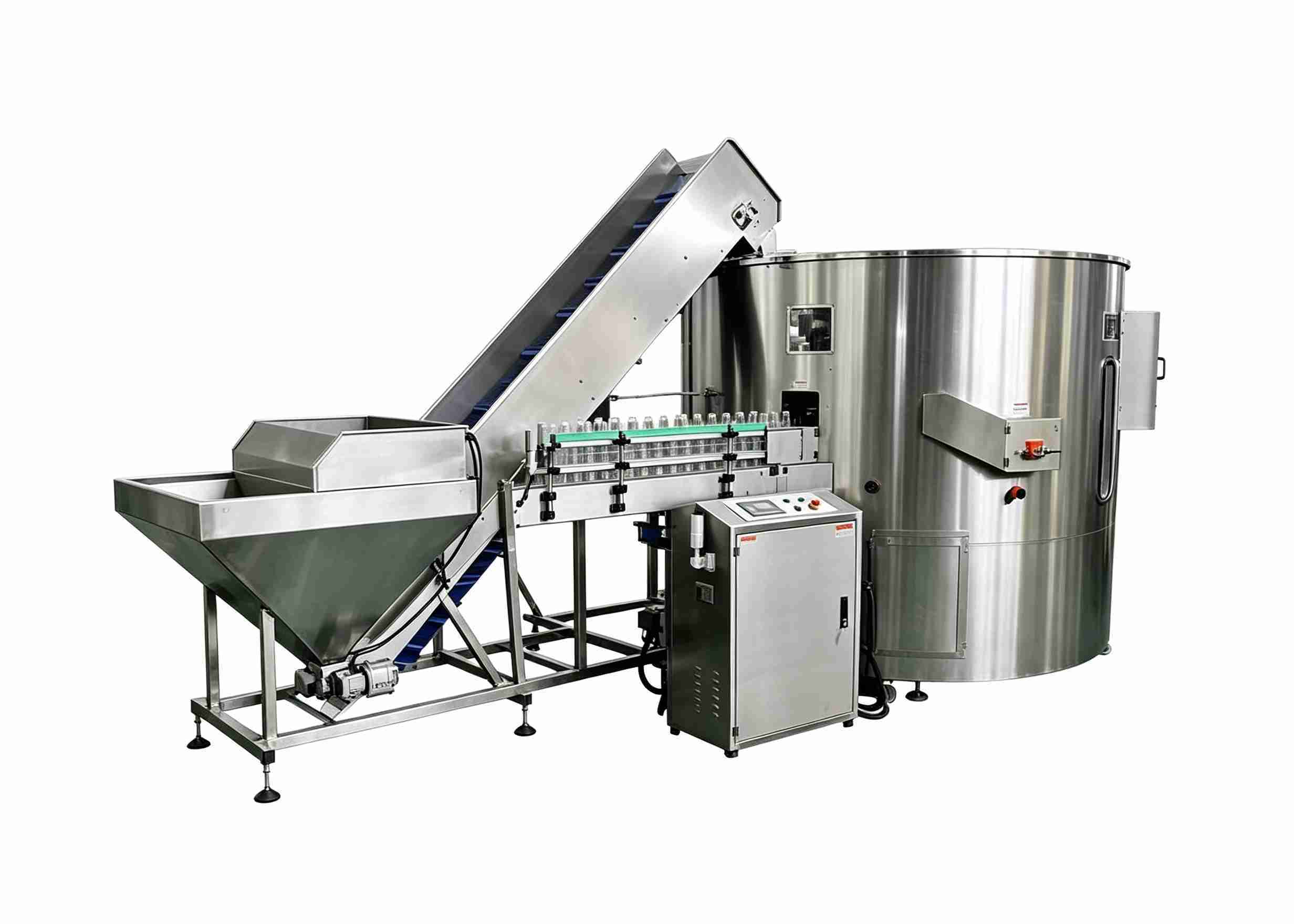 12000BPH Automatic PET Bottle Unscrambler with 304 Stainless Steel and PLC Control System for Beverage Production