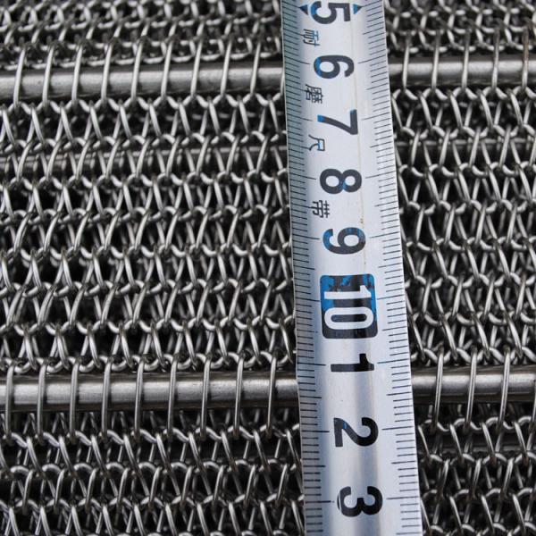 Fil en spirale Mesh Balance Weave Conveyor Belt de congélateur d'acier inoxydable de composé pour le dessiccateur de four de four