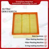 Máquina de fabricação de filtros de ar condicionado para automóveis Filtros de ar OEM 51830174